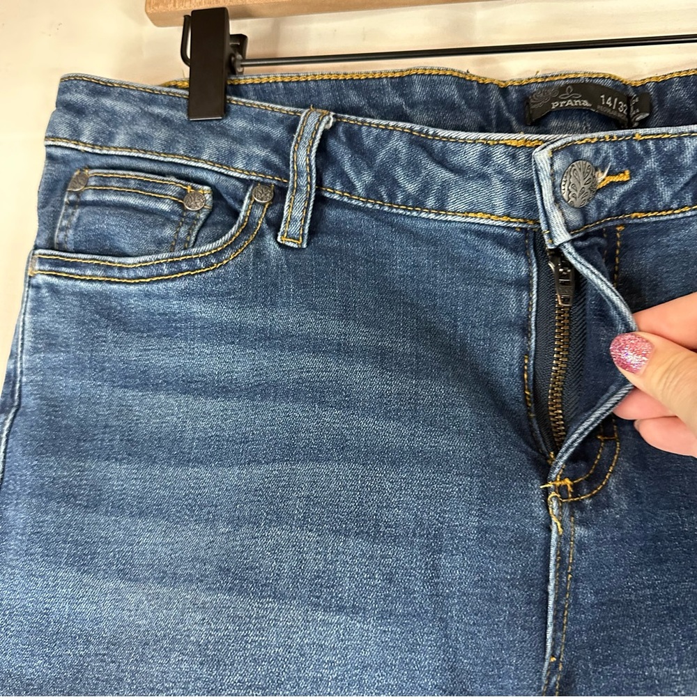 🥳3 for $20🥳 prAna Women's Dark Blue Skinny Jeans - Picture 8 of 14